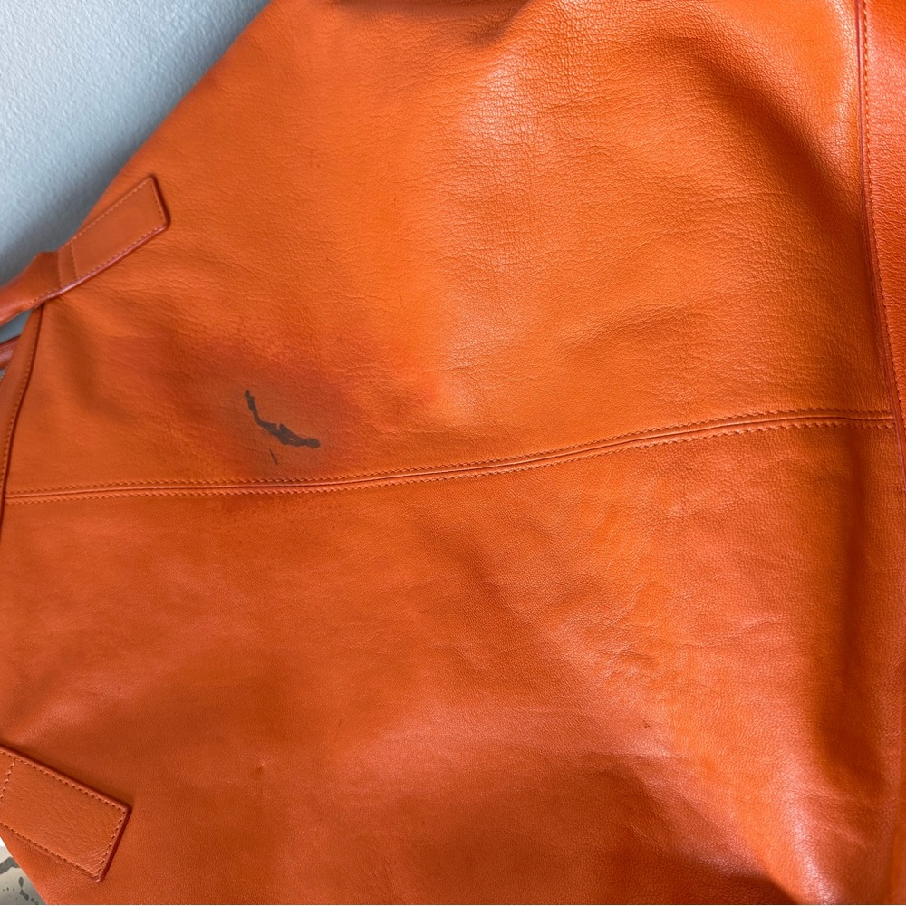 Alexander McQueen Orange Leather Bag - AS IS - Picture 3 of 4